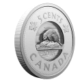 2025 Canada 5¢ Multilayered Beaver - Fine Silver Coin