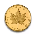 1989 Canada 10th Anniversary of the Gold Maple Leaf 3-Coin Set (1 OZ Silver, 1/10 OZ Gold and Platinum)