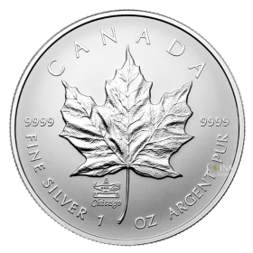 2014 Canadian $5 Silver Maple Leaf Bullion Replica with ANA Privy Mark 1 oz Fine Silver Proof Coin
