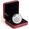 2014 Canadian $5 Overlaid Majestic Maple Leaves - 1/10 oz Fine Platinum Coin