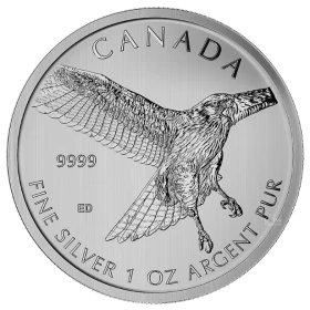 2015 Canada $5 Birds of Prey Series: Red-tailed Hawk Maple Leaf 1 oz 9999 Bullion Coin *E-TRANSFER & CANADA ONLY*
