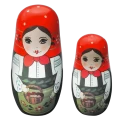 2016 Solomon Islands $5 Matryoshka Dolls with 1oz Fine Silver Coin