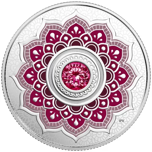 2018 Canadian $5 Birthstones: January Swarovski® Crystal & Silver Coin