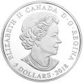 2018 Canadian $5 Birthstones: January Swarovski® Crystal & Silver Coin