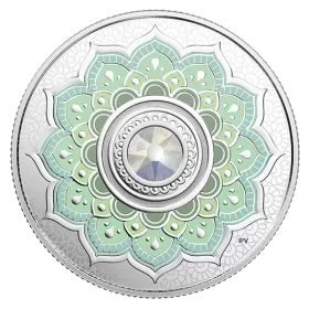 2018 Canadian $5 Birthstones: October Swarovski® Crystal & Silver Coin