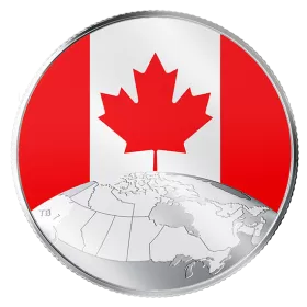 2019 Canadian $5 This is Canada! - 1/4 oz Fine Silver Coloured Coin