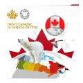 2019 Canadian $5 This is Canada! - 1/4 oz Fine Silver Coloured Coin