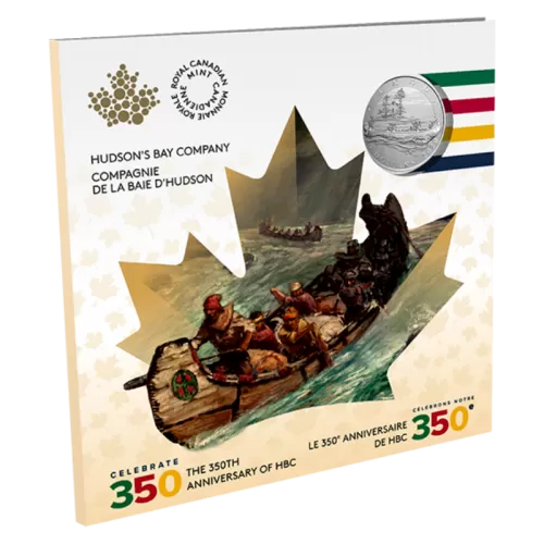 2020 Canada $5 Moments to Hold: Hudson's Bay Company 350th Anniversary 1/4 oz Fine Silver Coin