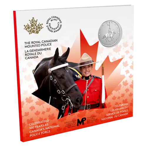 2020 Canada $5 Moments to Hold: Celebrating 100 Years of the RCMP 1/4 oz Fine Silver Coin