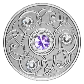 2020 Canadian $5 Birthstone Series: December - Swarovski® Crystal & Fine Silver Coin