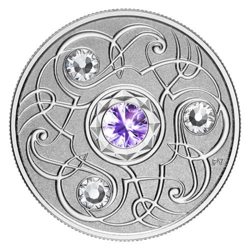 2020 Canadian $5 Birthstone Series: December - Swarovski® Crystal & Fine Silver Coin