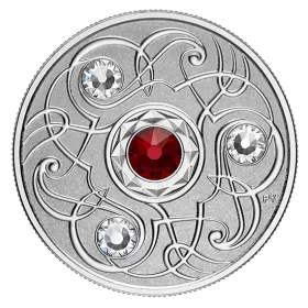2020 Canadian $5 Birthstone Series: January - Swarovski® Crystal & Fine Silver Coin