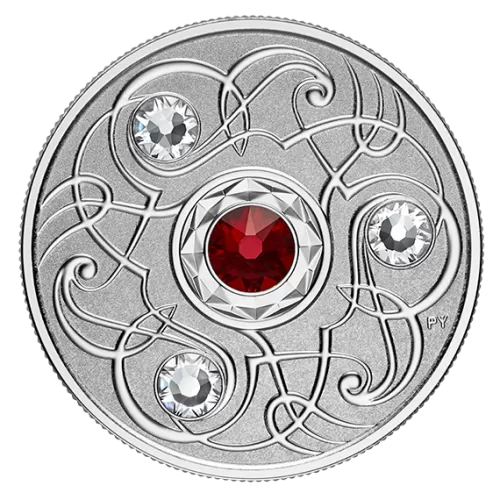 2020 Canadian $5 Birthstone Series: January - Swarovski® Crystal & Fine Silver Coin