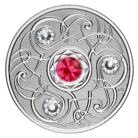 2020 Canadian $5 Birthstone Series: July - Swarovski® Crystal & Fine Silver Coin