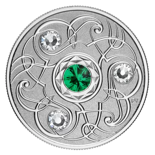 2020 Canadian $5 Birthstone Series: May - Swarovski® Crystal & Fine Silver Coin