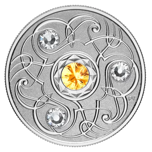 2020 Canadian $5 Birthstone Series: November - Swarovski® Crystal & Fine Silver Coin