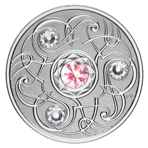 2020 Canadian $5 Birthstone Series: October - Swarovski® Crystal & Fine Silver Coin