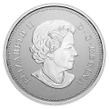 2021 (1921-) Canada $5 Moments to Hold: Canada's National Colours 100th Anniversary 1/4 oz Fine Silver Colourized Coin-coin in capsule only