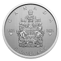 2021 (1921-) Canada $5 Moments to Hold: The Arms of Canada Emblem 100th Anniversary 1/4 oz Fine Silver Coin