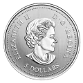 2021 (1971-) Canada $5 Moments to Hold: Canadian Forces Snowbirds 50th Anniversary 1/4 oz Fine Silver Coin