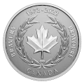 2022 (1972-) Canada $5 Moments to Hold: Medal of Bravery 50th Anniversary 1/4 oz Fine Silver Coin