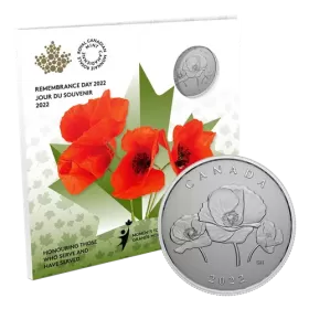 2022 Canada $5 Moments to Hold: Remembrance Day 1/4 oz Fine Silver Coin