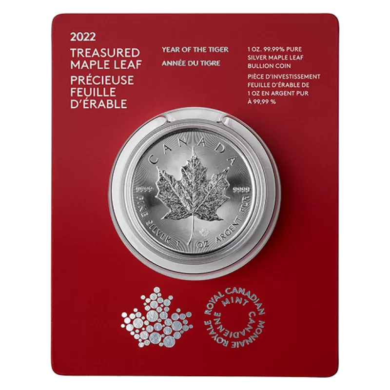 鼈甲　蒔絵　白鼈甲　オパール　象嵌　5点　35g 東S8-0407ア㊱ 2022 Canadian $5 Treasured Silver Maple Leaf: Year of the Tiger