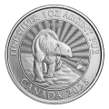 2025 Canada $5 The Majestic Polar Bear: First Strikes - 1 oz. 99.99% Pure Silver Coin (Premium Bullion)