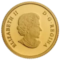 2014 Canadian $5 O Canada Series: Bison - 1/10 oz Pure Gold Coin