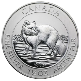 2014 Canada $8 Canadian Wildlife Series: Arctic Fox 1.5 oz 9999 Bullion Coin *E-TRANSFER & CANADA ONLY*