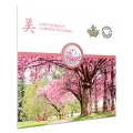2019 Canadian $8 Brilliant Cherry Blossoms 1/4 oz Fine Silver Coloured Coin