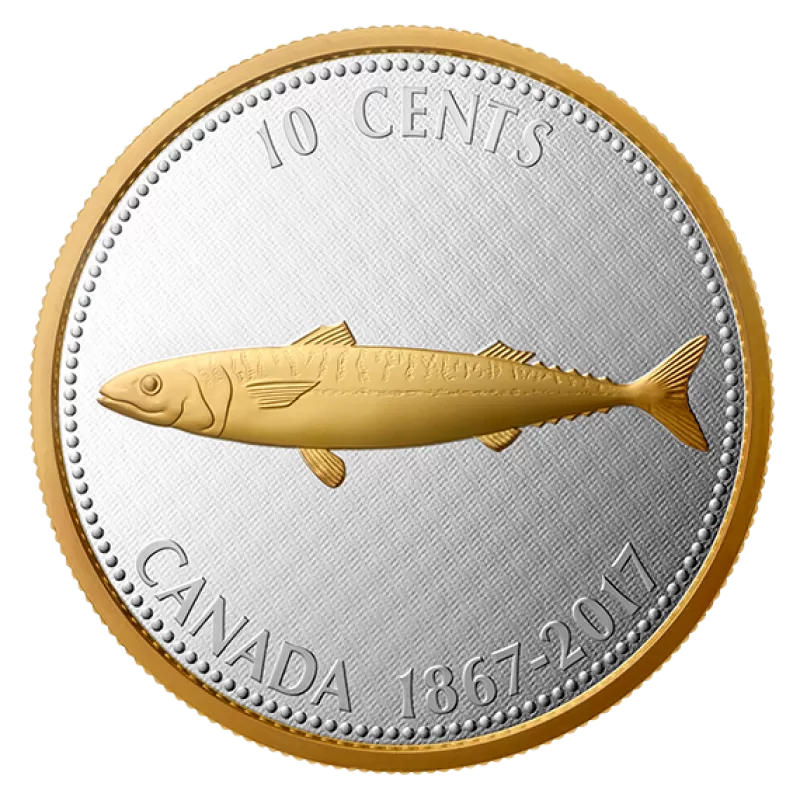 2017 (1867-) Canadian 10-Cent Big Coin Series Alex Colville