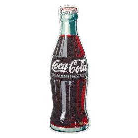 2024 Coca-Cola® 1 oz Bottle-shaped Silver Coin And Tin