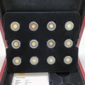2013 Canada 12-Coin The Most Affordable Gold Coin Collection 0.5g Fine Gold Set (two certs missing)
