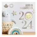 2024 Canadian Baby Coin Gift Set ft $1 Specially Struck Loonie Dollar