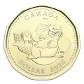 2024 Canadian Baby Coin Gift Set ft $1 Specially Struck Loonie Dollar