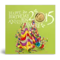 2015 Canadian Birthday Coin Gift Set - plastic sleeve missing