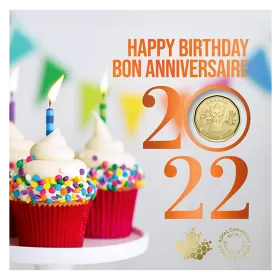 2022 Canadian Birthday Coin Gift Set ft $1 Specially Struck Loonie Dollar