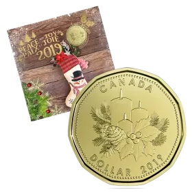 2019 Canadian Holiday 5-Coin Gift Set ft Special Loonie Dollar