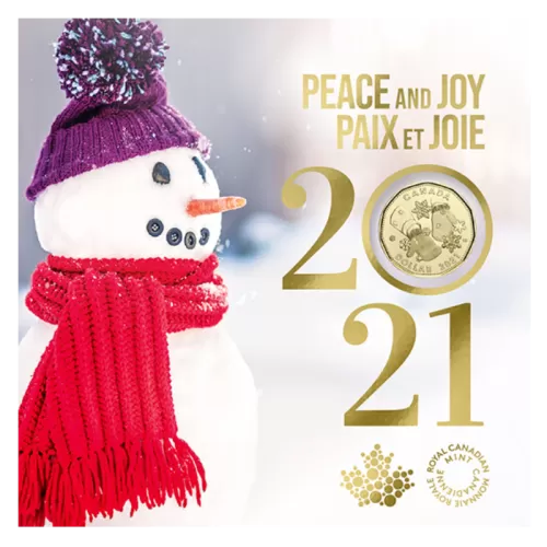 2021 Canada 5-Coin Holiday Gift Set ft Special Loonie Dollar