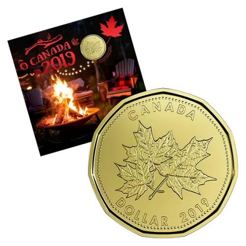 2019 O Canada Coin Gift Set ft $1 Specially Struck Loonie Dollar
