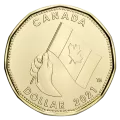 2021 Canadian O Canada Coin Gift Set ft $1 Specially Struck Loonie Dollar