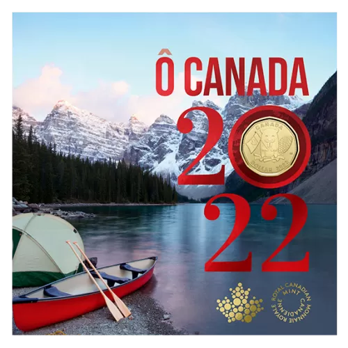 2022 Canadian O Canada Coin Gift Set ft $1 Specially Struck Loonie Dollar