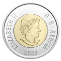 2021 Canadian Wedding Coin Gift Set ft $1 Specially Struck Loonie Dollar