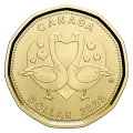 2022 Canadian Wedding Coin Gift Set ft $1 Specially Struck Loonie Dollar