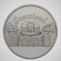 1986 Canada Welcome to My World: Elvis Presley Medal - 10 oz. Fine Silver Coin - Tarnished