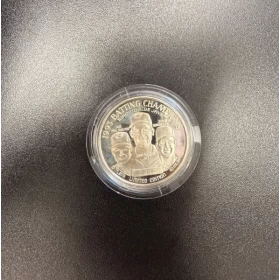 1993 Batting Champions Toronto Blue Jays 1 oz 999 Fine Silver Medallion - No COA (Limited Edition) - Tarnished