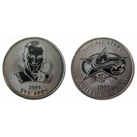 2001 Canada NHL® All-Stars Syl Apps - Medallion In Capsule