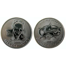 2001 Canada NHL® All-Stars Terry Sawchuk - Medallion In Capsule