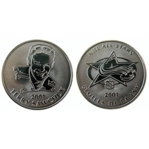 2001 Canada NHL® All-Stars Terry Sawchuk - Medallion In Capsule